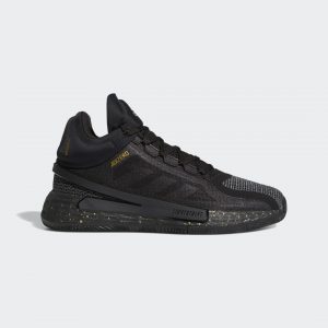 adidas D Rose 11 Basketballschuh Black / Gold Metallic / Grey Six (FZ1544)