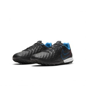 Nike Jr. Tiempo Legend 8 Academy TF Fußballschuh für Kunstrasen für jüngere/ältere Schwarz (AT5736-090)