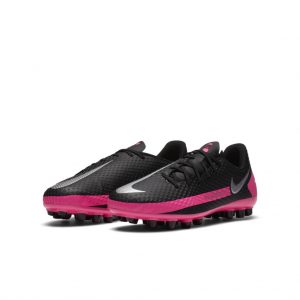 Nike Jr. Phantom GT Academy AG Fußballschuh für Kunstrasen für jüngere/ältere Schwarz (CK8475-006)