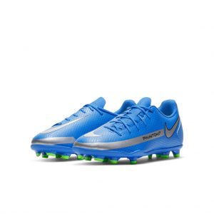 Nike Jr. Phantom GT Club MG Fußballschuh für verschiedene Böden für jüngere/ältere Blau (CK8479-400)