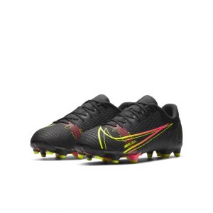 Nike Jr. Mercurial Vapor 14 Academy FG/MG Fußballschuh für verschiedene Böden für jüngere/ältere Schwarz (CV0811-090)