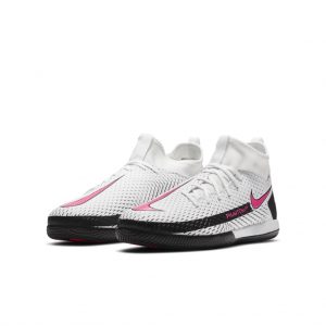 Nike Jr. Phantom GT Academy Dynamic Fit IC Fußballschuh für Hallen- und Hartplätze für jüngere/ältere Weiß (CW6693-160)