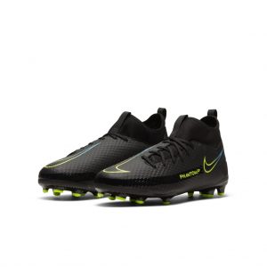 Nike Jr. Phantom GT Academy Dynamic Fit MG Fußballschuh für verschiedene Böden für jüngere/ältere Schwarz (CW6694-090)