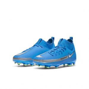 Nike Jr. Phantom GT Academy Dynamic Fit MG Fußballschuh für verschiedene Böden für jüngere/ältere Blau (CW6694-400)