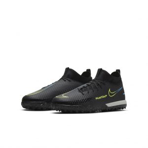Nike Jr. Phantom GT Academy Dynamic Fit TF Fußballschuh für Kunstrasen für jüngere/ältere Schwarz (CW6695-090)