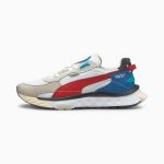 Puma Wild Rider Layers  Puma White – Urban Red (380697 01)