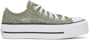 Converse Atmungsaktive Platform Chuck Taylor All Star Low Top Beige Beige (570791C)