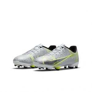 Nike Jr. Mercurial Vapor 14 Academy FG/MG Fußballschuh für verschiedene Böden für jüngere/ältere Weiß (CV0811-107)