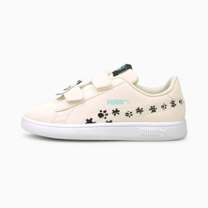 Puma Smash v2 Summer Animals Kinder Schwarz (368788-02)