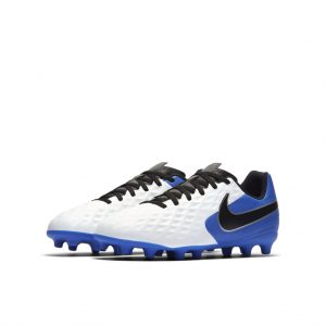 Nike Jr. Tiempo Legend 8 Club MG Fußballschuh für verschiedene Böden für ältere Weiß (AT5881-104)