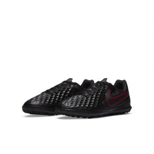 Nike Jr. Tiempo Legend 8 Club TF Fußballschuh für Kunstrasen für jüngere Schwarz (AT5883-060)