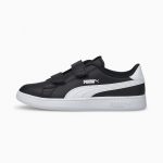 Puma Smash v2 Leder Kinder  Schwarz (365173-03)