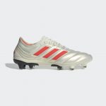adidas Copa 19.1 Firm Ground Cleat Off White Solar Red