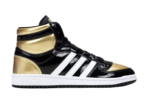 adidas Top Ten Black Gold Patent