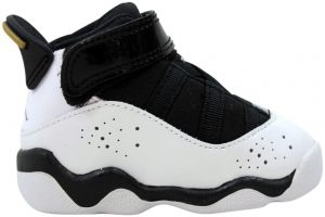 Air Jordan 6 Rings White Black Metallic Gold (TD)