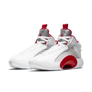 Jordan XXXV Fire Red (White Sole)