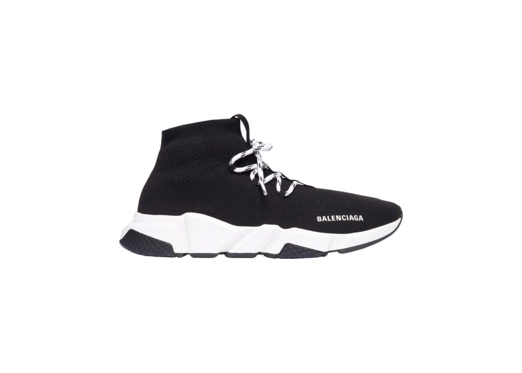 Balenciaga Speed Lace Up Black