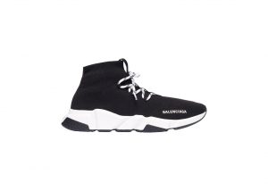Balenciaga Speed Lace Up Black