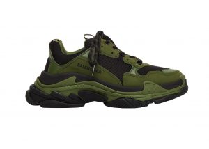 Balenciaga Triple S Dark Green Black