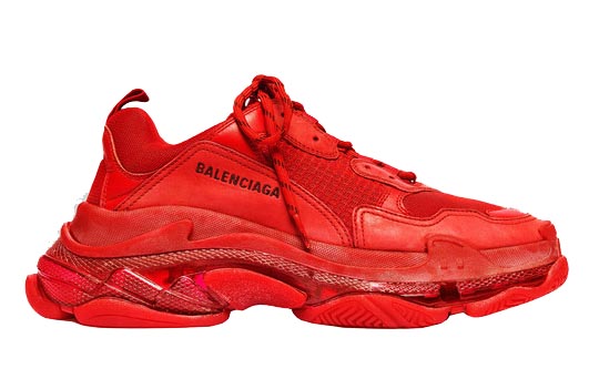 Balenciaga Triple S Red Clear Sole