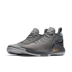 Nike Lebron Witness II Cool Grey Metallic Gold