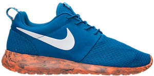 Nike Roshe Run Marble Military Blue Orange