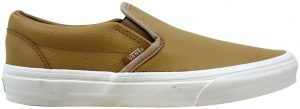 Vans Classic Slip On Embossed Leather Tan