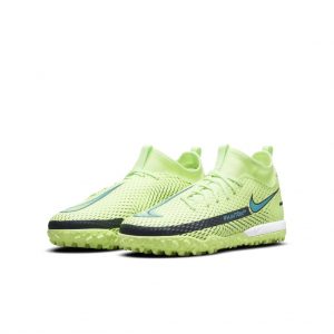 Nike Jr. Phantom GT Academy Dynamic Fit TF Fußballschuh für Kunstrasen für jüngere/ältere Grün (CW6695-303)