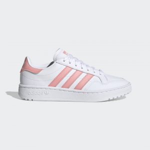 adidas Team Court Schuh Cloud White / Glow Pink / Core Black (EG9089)