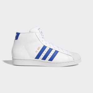 adidas Pro Model Schuh Cloud White / Royal Blue / Crystal White (FV4977)