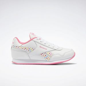 Reebok ROYAL CLJOG 3.0 White / Vector Red / Electro Pink (FZ2271)