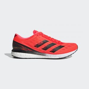 adidas Adizero Boston 9 Laufschuh Solar Red / Core Black / Gold Metallic (GY5174)