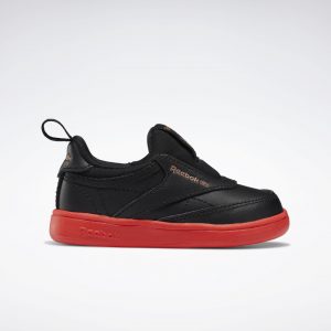 Reebok Club C Cardi B Slip-On III Core Black / Vector Red / Rose Gold (H05404)
