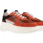 Bordeaux Rode Sneakers | Red-Rag 77064 (77064-799)
