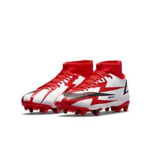 Nike Jr. Mercurial Superfly 8 Academy CR7 MG Fußballschuh für verschiedene Böden für jüngere/ältere Rot (DB2672-600)