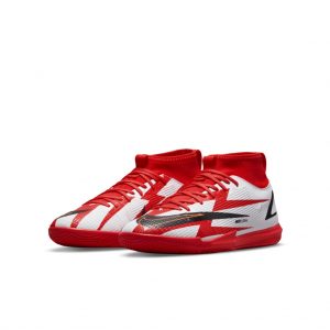 Nike Jr. Mercurial Superfly 7 Academy MDS IC Fußballschuh für Hallen- und Hartplätze für jüngere/ältere Rot (DB2676-600)