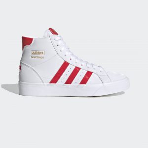 adidas Basket Profi Schuh Cloud White / Vivid Red / Cloud White (FZ0647)