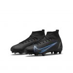 Nike Jr. Mercurial Superfly 8 Pro FG Fußballschuh für normalen Rasen für jüngere/ältere Schwarz (CV0804-004)