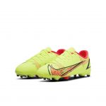 Nike Jr. Mercurial Vapor 14 Academy FG/MG Fußballschuh für verschiedene Böden für jüngere/ältere Gelb (CV0811-760)