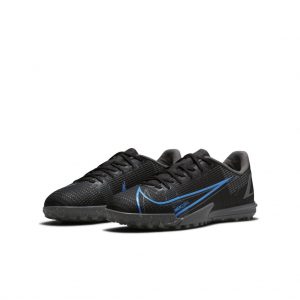 Nike Jr. Mercurial Vapor 14 Academy TF Turf-Fußballschuh für jüngere/ältere Schwarz (CV0822-004)