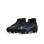 Nike Jr. Mercurial Superfly 8 Academy MG Fußballschuh für verschiedene Böden für jüngere/ältere Schwarz (CV1127-004)
