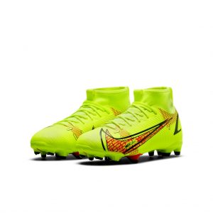 Nike Jr. Mercurial Superfly 8 Academy MG Fußballschuh für verschiedene Böden für jüngere/ältere Gelb (CV1127-760)
