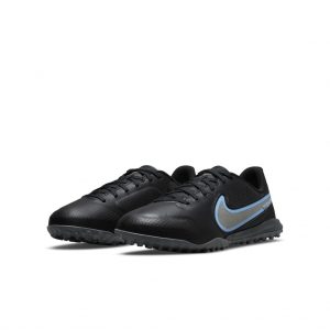 Nike Jr. Tiempo Legend 9 Academy TF Turf-Fußballschuh für jüngere/ältere Schwarz (DA1328-004)