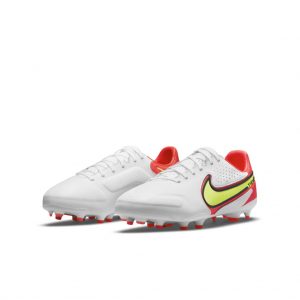 Nike Jr. Tiempo Legend 9 Pro FG Fußballschuh für normalen Rasen für ältere Weiß (DA1335-176)