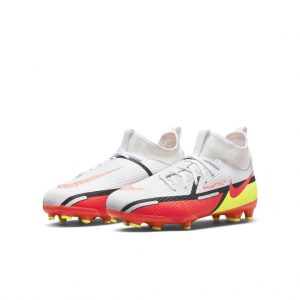 Nike Jr. Phantom GT2 Academy Dynamic Fit MG Fußballschuh für verschiedene Böden für jüngere/ältere Weiß (DC0813-167)