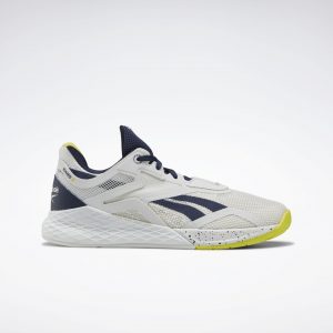 Reebok  Nano X True Grey / Vector Navy / Chartreuse (FV6766)