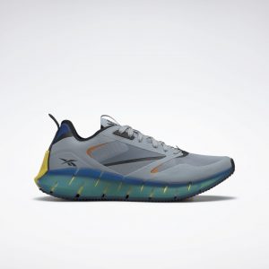 Reebok Zig Kinetica Horizon Meteor Grey / Vector Blue / High Vis Orange (FW5301)