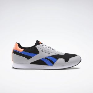 Reebok Royal Classic Jogger 3 Core Black / Court Blue / Orange Flare (FX0687)