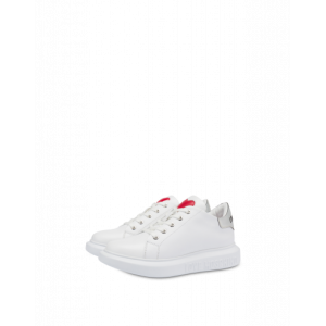 Moschino Sneakers Aus Kalbsleder Love Running (POLJA15284G1DIA610A)