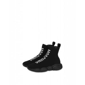 Moschino High Sock Sneakers Teddy Shoes (POLMA15093G1DMT000A)